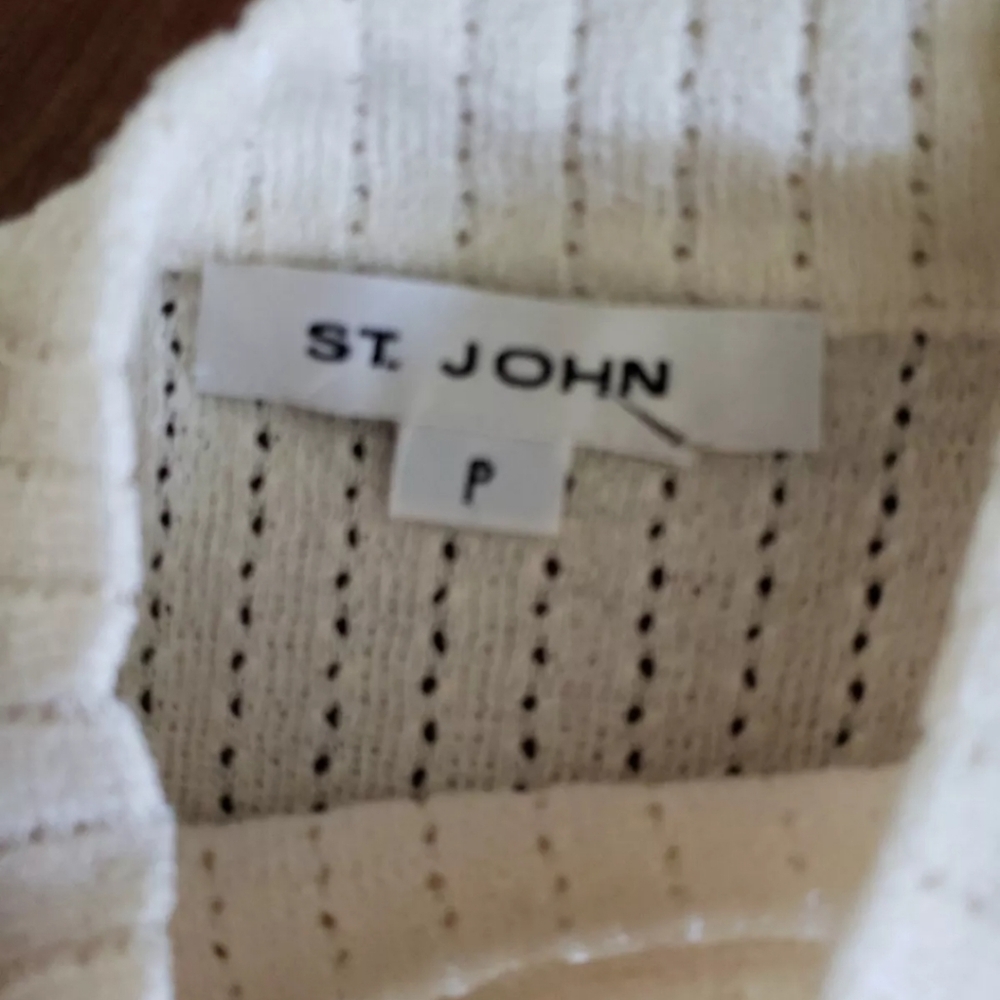 St. John Knits santana sweater sleeveless knit top (P) Small - Picture 7 of 8
